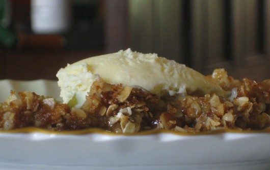Rhubarb Crisp