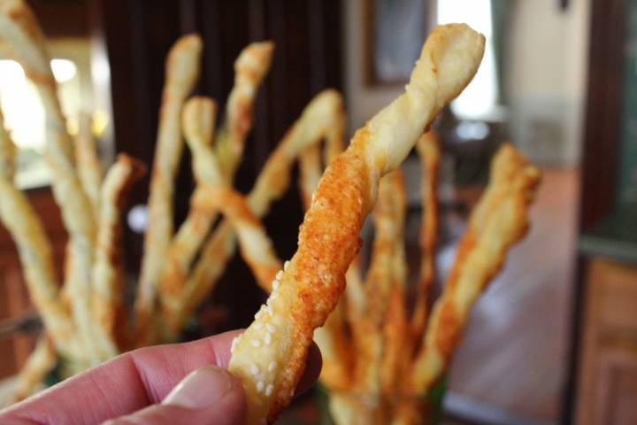 Paillettes (Puff-Pastry Cheese Straws)