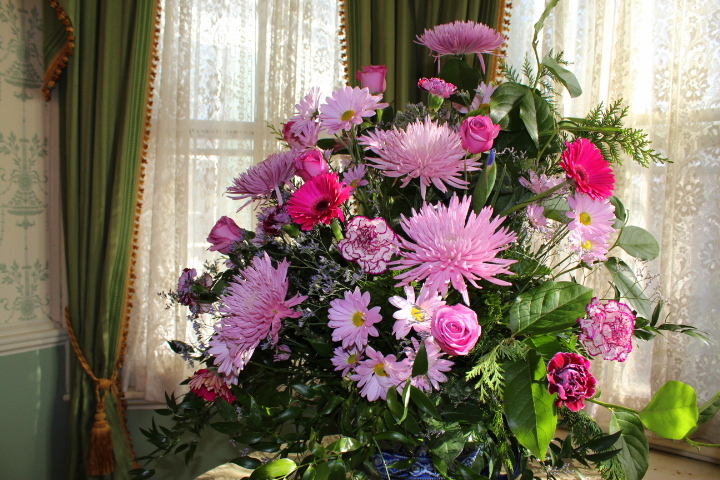 Flower Arranging: July Blooms for a Cold January