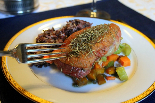 Duck Breasts Mirepoix