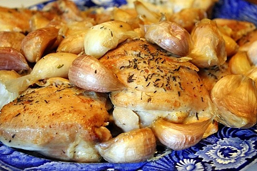 chicken with 40 cloves of garlic