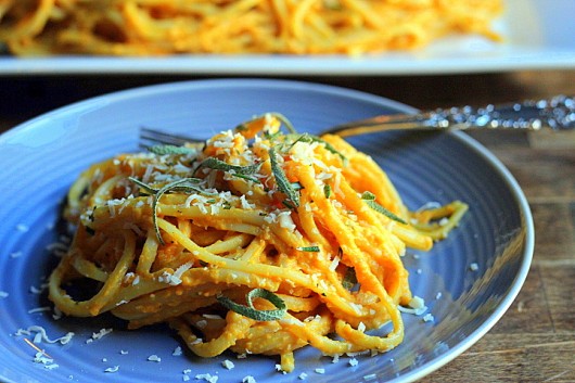 Linguine with Butternut Squash Sauce