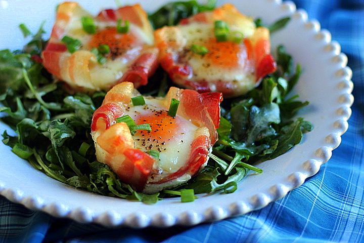 Eggs in Bacon Baskets (Keto)