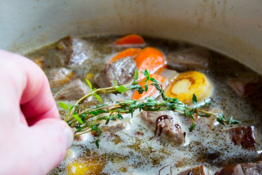 beef, beer and chocolate stew -add thyme-JPG