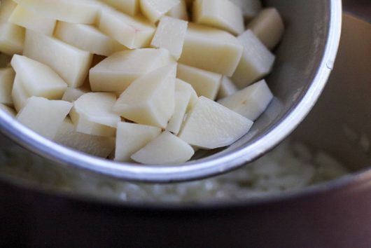 lettuce soup add potatoes 6-21-16 jpg