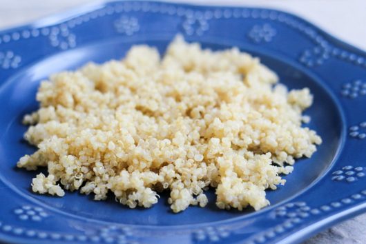 salomon quinoa on blue plate 6-02-16 jpg