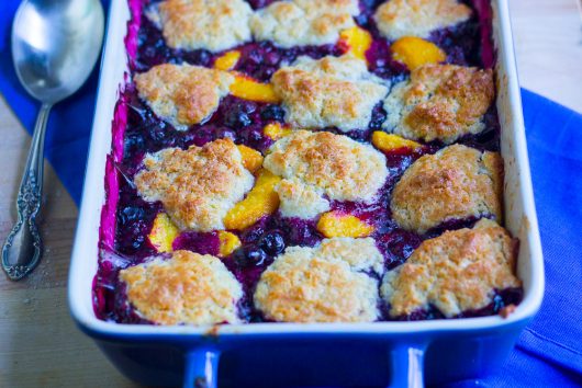 blueberry peach cobble rbaked 1 7-29-16