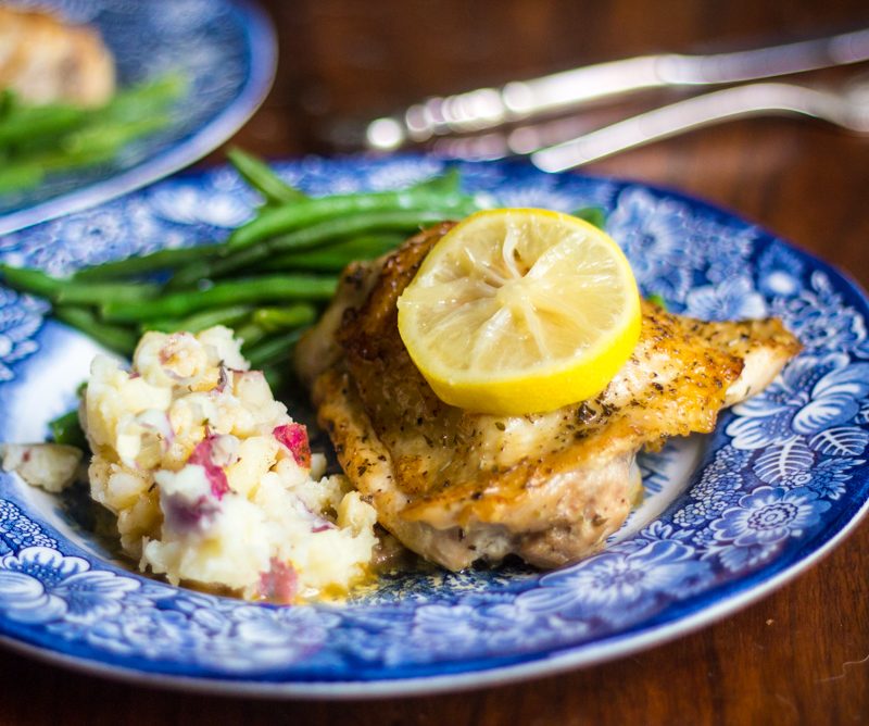 Lemon Chicken Thighs (GF, Keto)