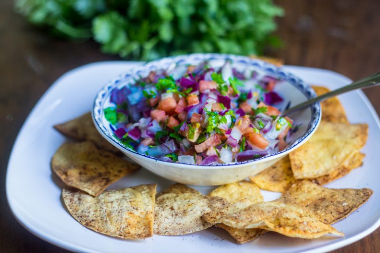 Pico de Gallo and Crispy OvenBaked Tortilla Chips Kevin Lee Jacobs