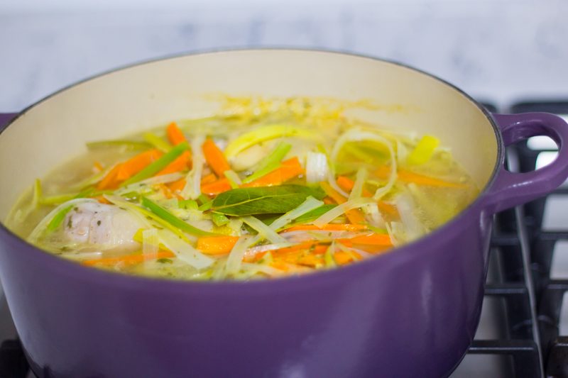 Chicken in White Wine (Poulet au Vin Blanc)