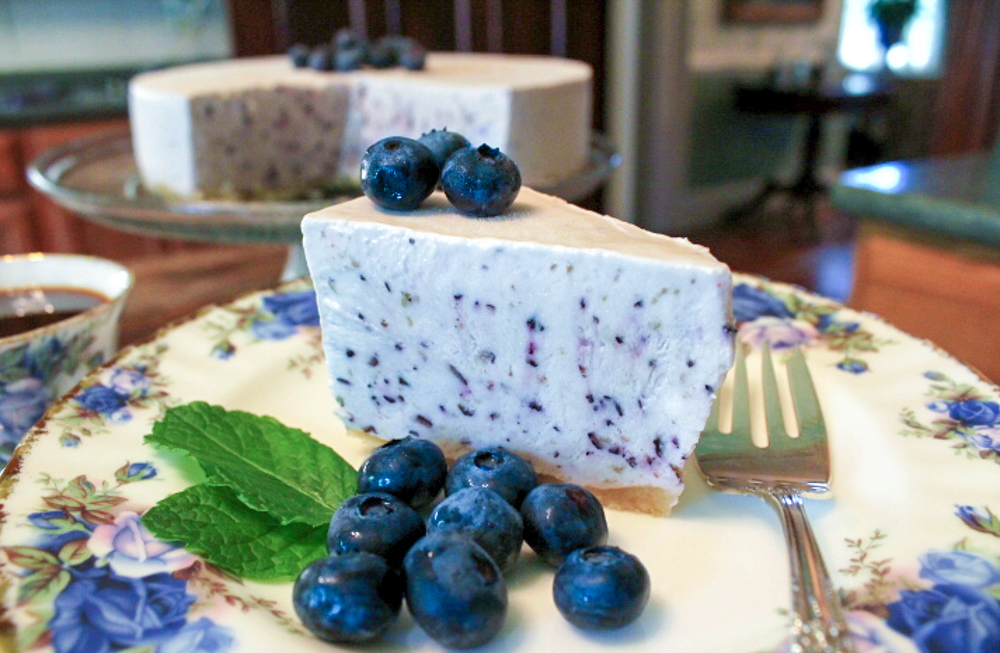 Frozen Yogurt Blueberry Pie (NoBake!) Kevin Lee Jacobs