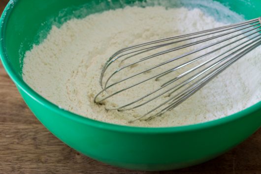 whisk the dry ingredients to combine