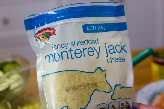 monterey jack cheese, shredded