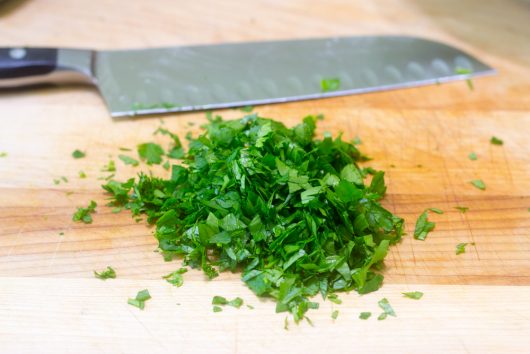 chopped parsley for Zucchini Jack Casserole