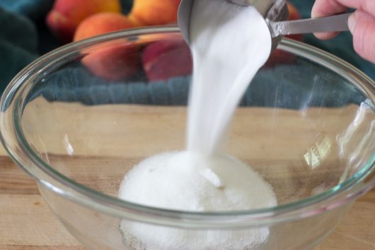 sugar for Rustic Peach Galette
