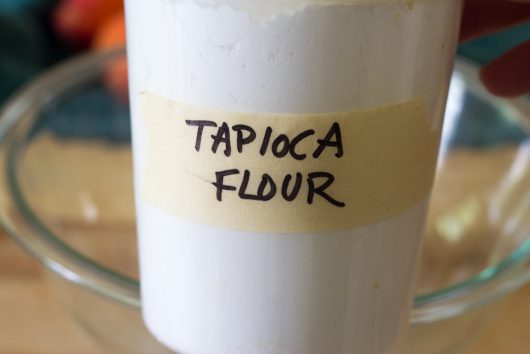 tapioca flour for Rustic Peach Galette