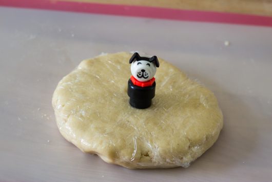 chilling the dough for Rustic Peach Galette