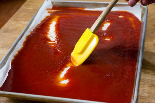 stirring the sauce