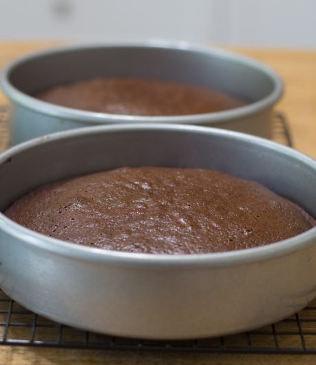 Helene's Crazy Chocolate Cake -- baked!