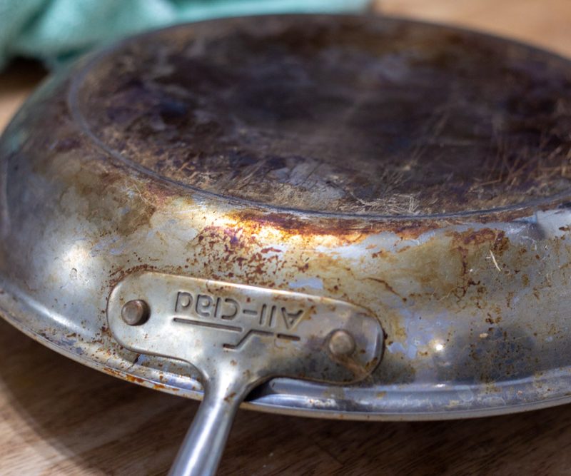How to Remove Baked-On Grease from Stainless Steel Cookware