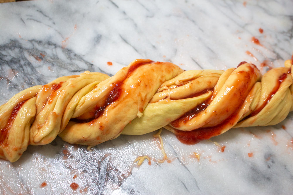 Strawberry Jam Twist Bread Kevin Lee Jacobs