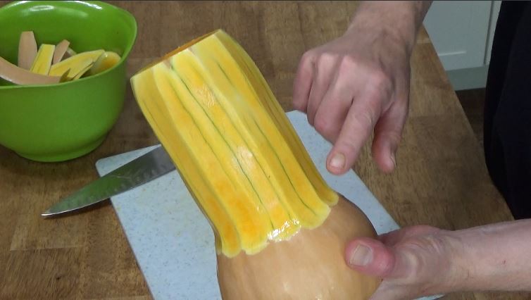 How to Peel and Cube a Butternut Squash
