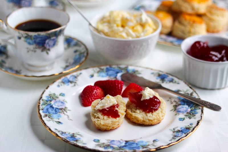 Afternoon Tea with Scones and Clotted Cream Kevin Lee Jacobs