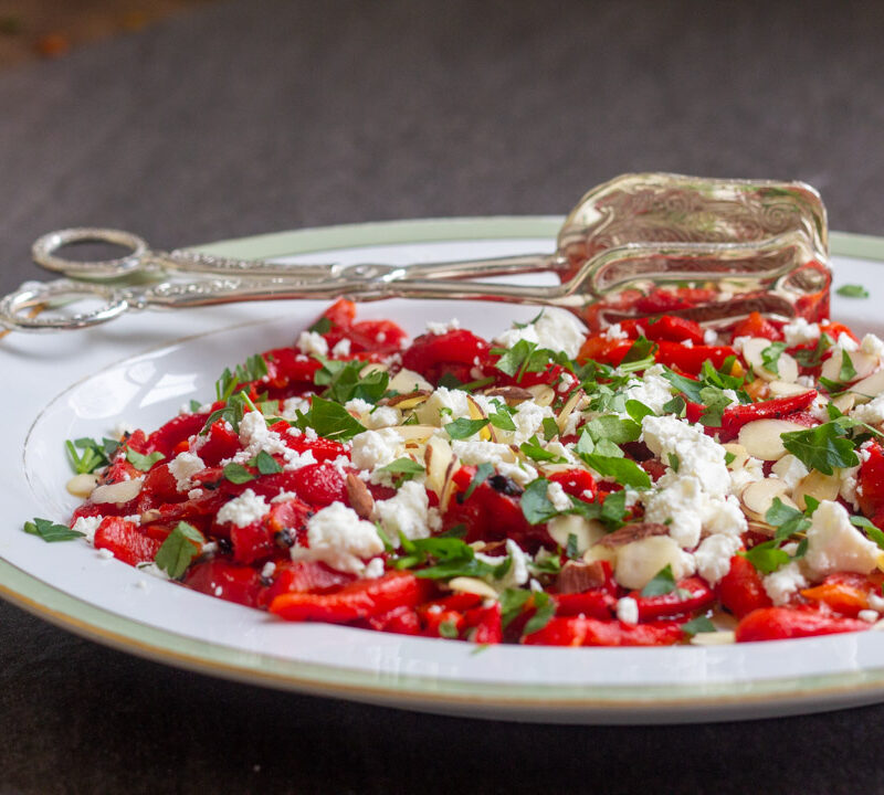Nigella’s Roasted Red Bell Pepper Salad