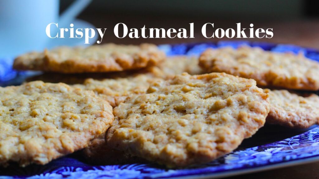 Crispy Oatmeal Cookies Kevin Lee Jacobs