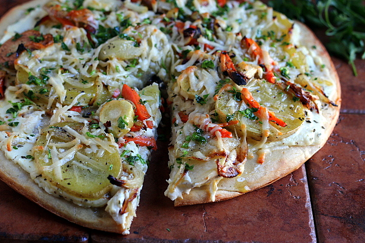 Roasted Root Vegetable Pizza